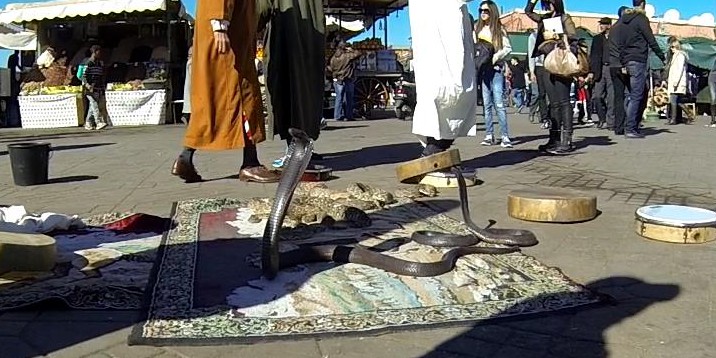 Рынок, торговля и цены в Марокко.